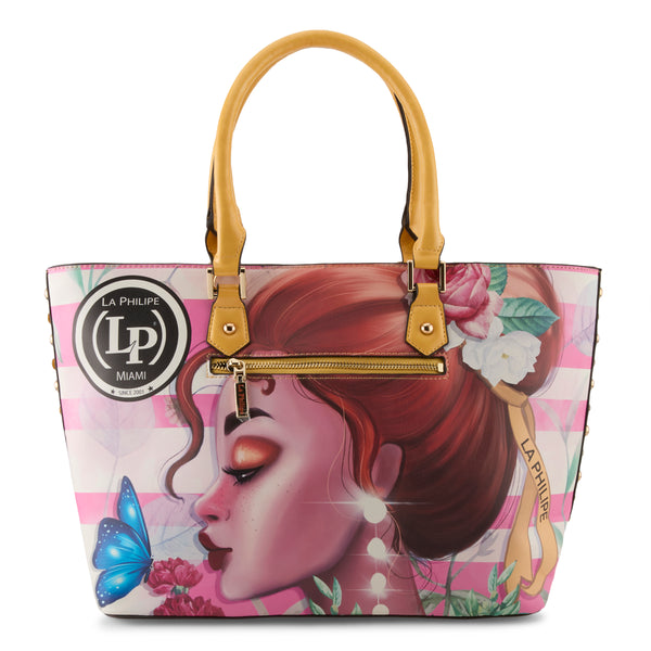 Flexus By Spring Step LA PHILIPE LP1021-14 PINK BEAUTY HANDBAG-TOTE