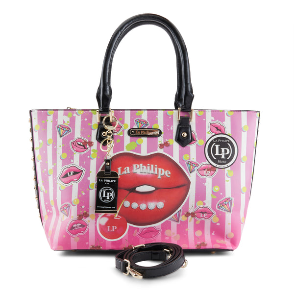 flexus by spring step LA PHILIPE LP1021-18 JUICY LIPS HANDBAG-TOTE
