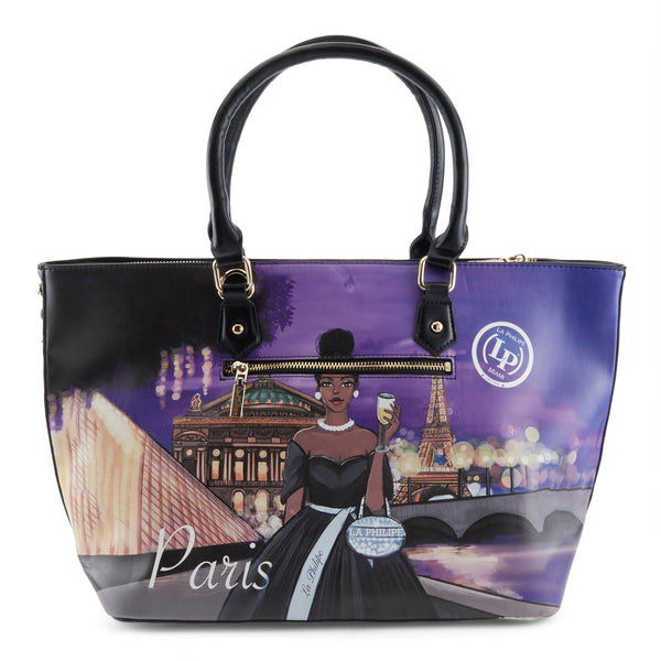Flexus By Spring Step LA PHILIPE LP1021-7 LIVING IN PARIS HANDBAG-TOTE