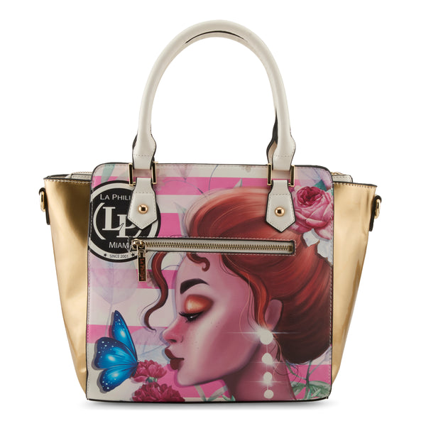 Flexus By Spring Step LA PHILIPE LP1022-14 PINK BEAUTY HANDBAG-SATCHEL