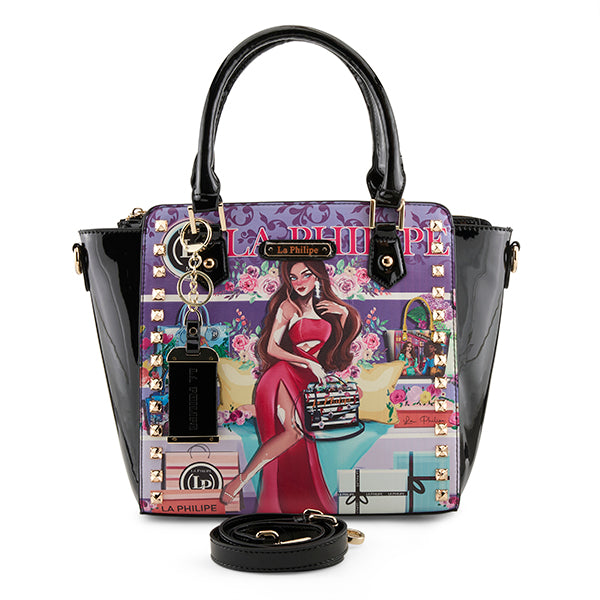 flexus by spring step LA PHILIPE LP1022-15 BOLD BEAUTY HANDBAG-SATCHEL