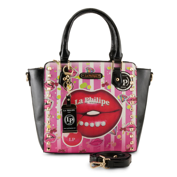 flexus by spring step LA PHILIPE LP1022-18 JUICY LIPS HANDBAG-SATCHEL