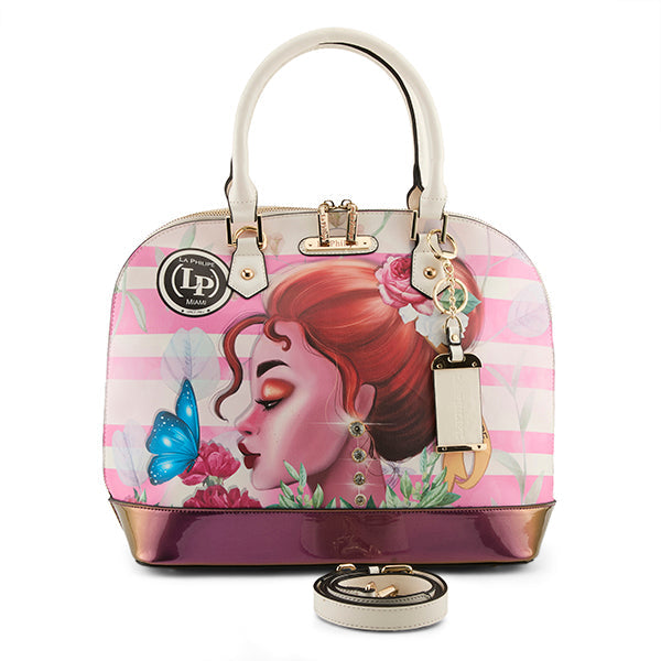flexus by spring step LA PHILIPE LP1027-14 PINK BEAUTY HANDBAG-OVAL