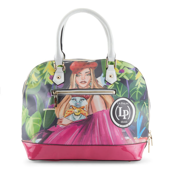 Flexus By Spring Step LA PHILIPE LP1027-17 BLOOMING GARDEN HANDBAG-OVAL