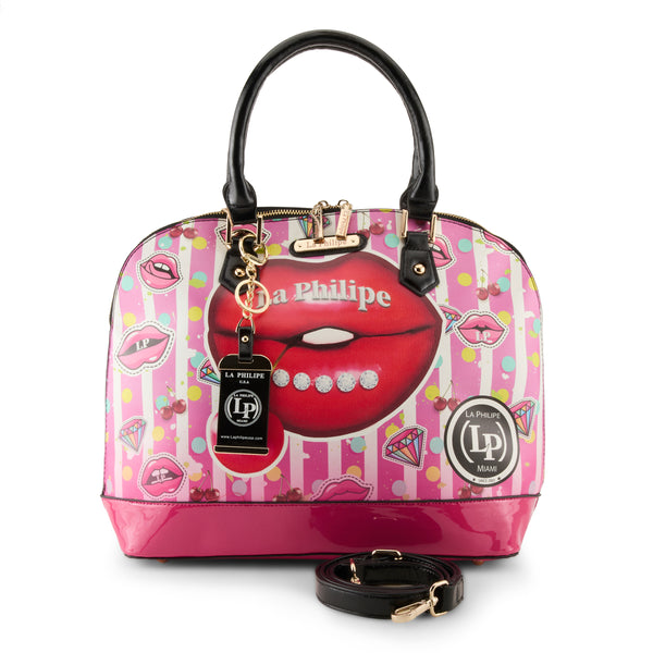 flexus by spring step LA PHILIPE LP1027-18 JUICY LIPS HANDBAG-OVAL