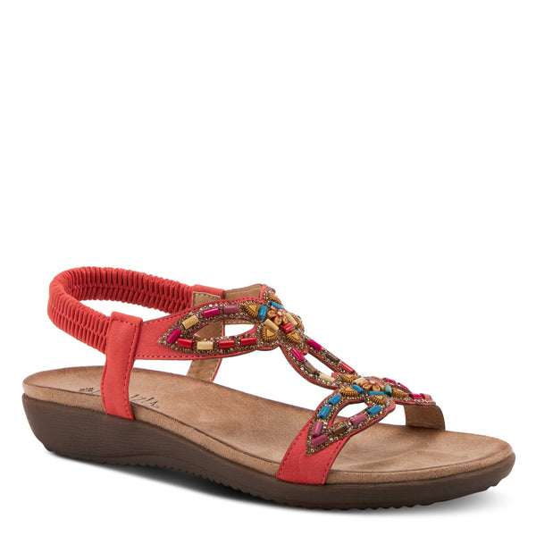 flexus by spring step PATRIZIA VOLCANIC T-STRAP SANDALS