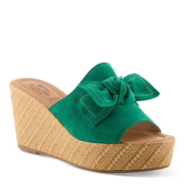 flexus by spring step SPRING STEP ELLYN-WOVEN SLIDE SANDALS