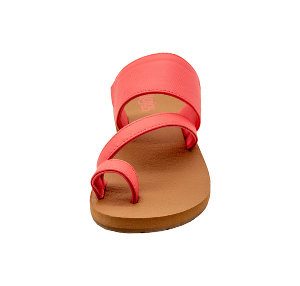 Flojos Amara - Women's Sandal Punch Pink/Tan