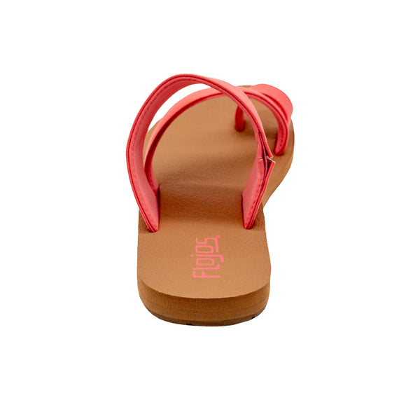 Flojos Amara - Women's Sandal Punch Pink/Tan
