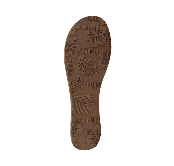 Flojos Arlett - Women's Wedge Sandal Black/Tan