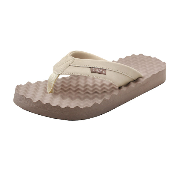 flojos Blair 2.0 - Women's Sandal Ivory/Taupe