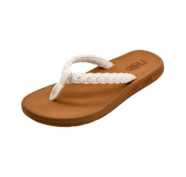 flojos Catalina - Women's Sandal White/Tan