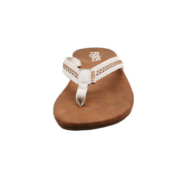 Flojos Claire - Women's Sandal Ivory/Tan