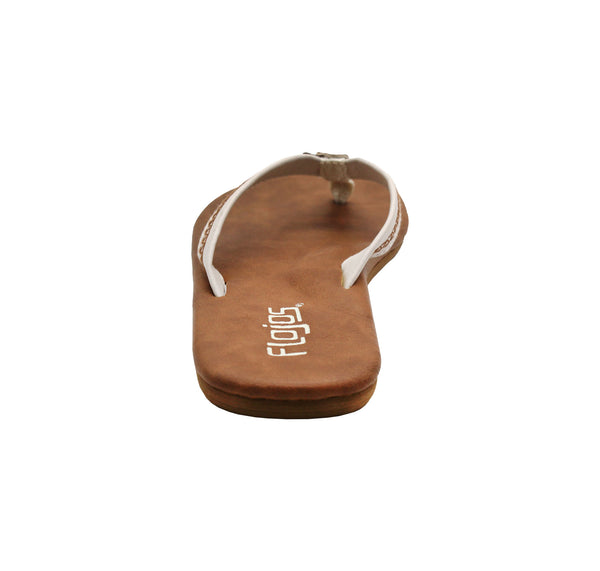 Flojos Claire - Women's Sandal Ivory/Tan