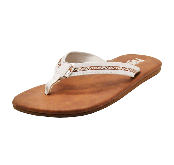 flojos Claire - Women's Sandal Ivory/Tan
