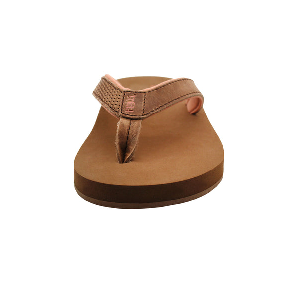 Flojos Colette Select - Women's Sandal Tan/Coral