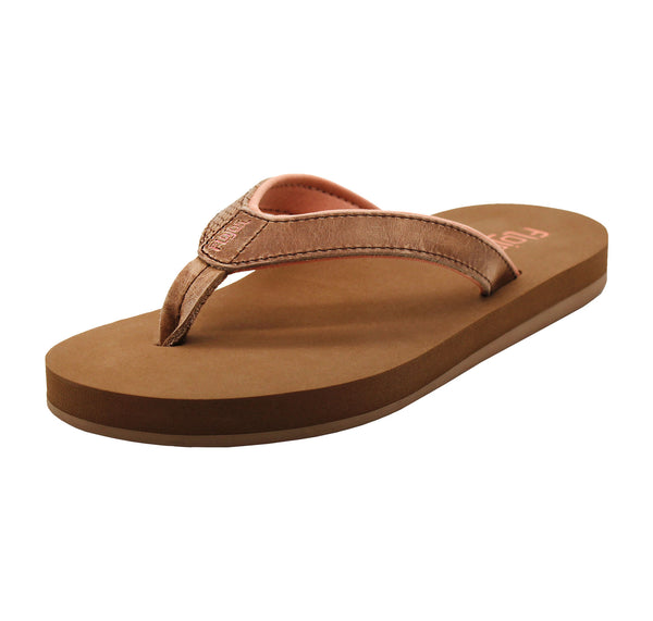 flojos Colette Select - Women's Sandal Tan/Coral