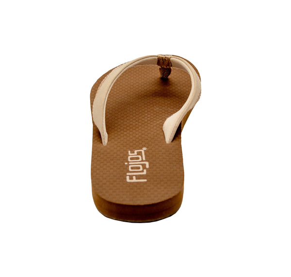Flojos Dia - Women's Sandal Ivory/Tan