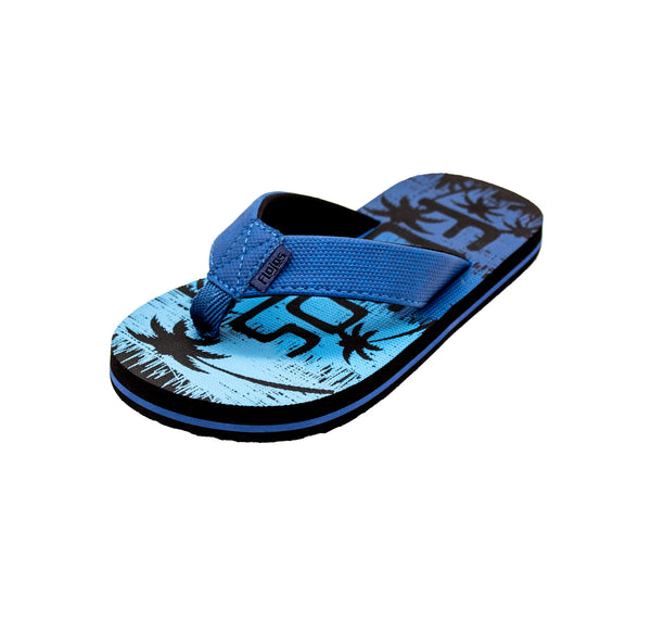 flojos Elijah - Boy's Sandal Black/Blue Multi