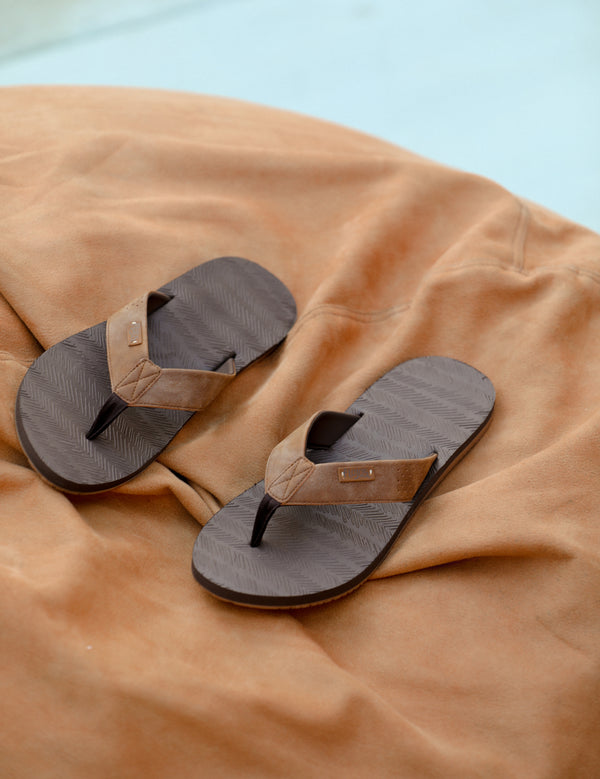 Flojos Fiji - Men's Sandal Brown/Gum