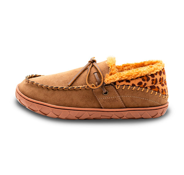 Flojos Gracias - Women's Slipper Tan/Leopard