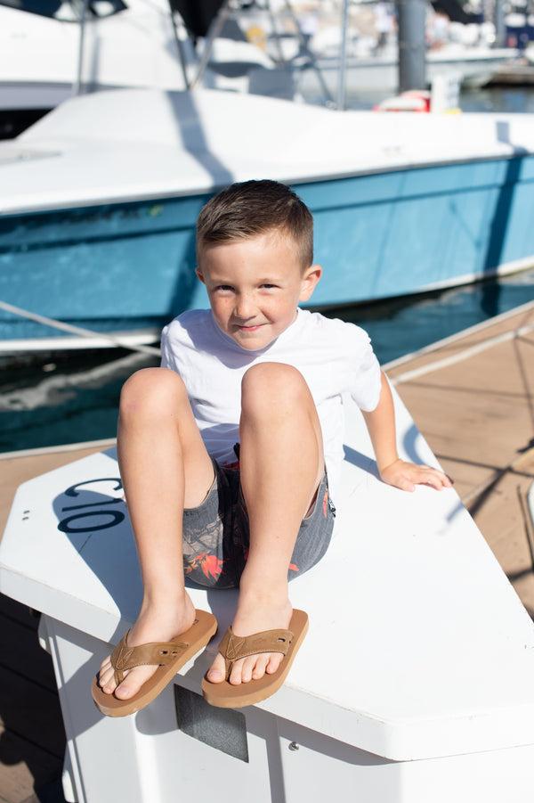 Flojos Hydro - Boy's Sandal Tan