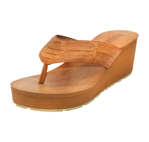 flojos Jess - Women's Wedge Sandal Black