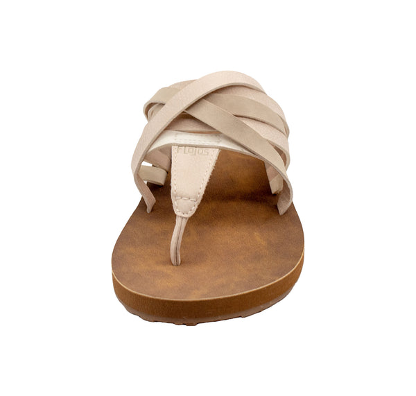 Flojos Lana - Women's Sandal Ivory Multi