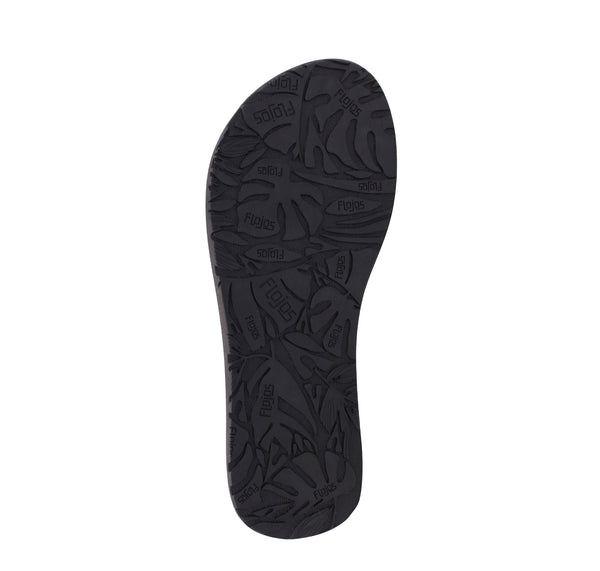 Flojos Lanka - Women's Sandal Black/Lavender Stripes