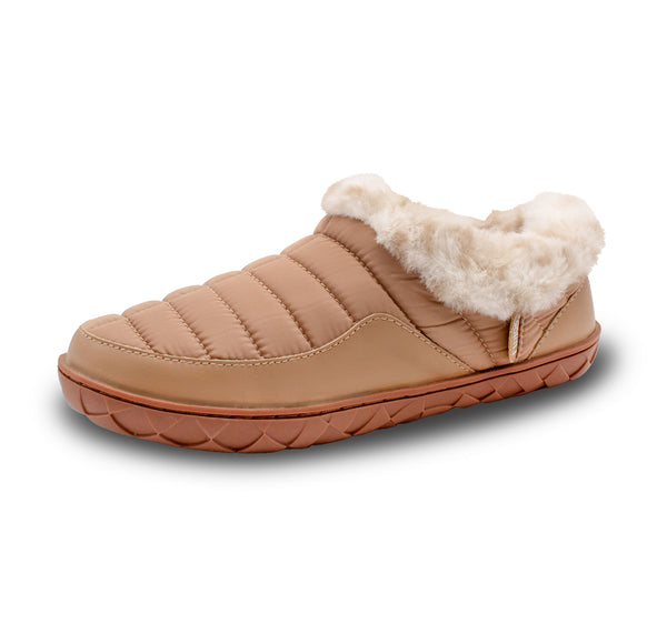 flojos Lexie - Women's Slipper Tan/Snow Leopard