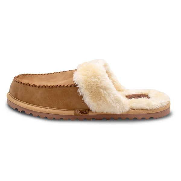 Flojos Lynx - Unisex Slipper Tan