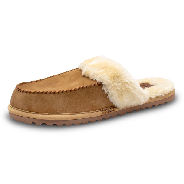 flojos Lynx - Unisex Slipper Tan