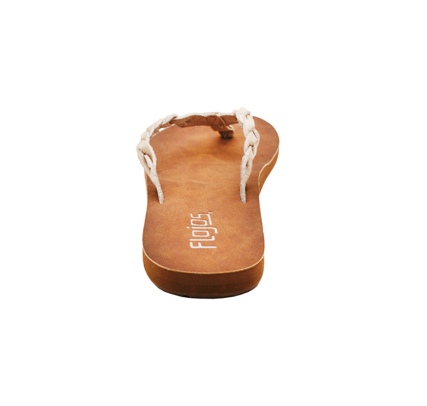 Flojos Navida - Women's Sandal Ivory/Tan
