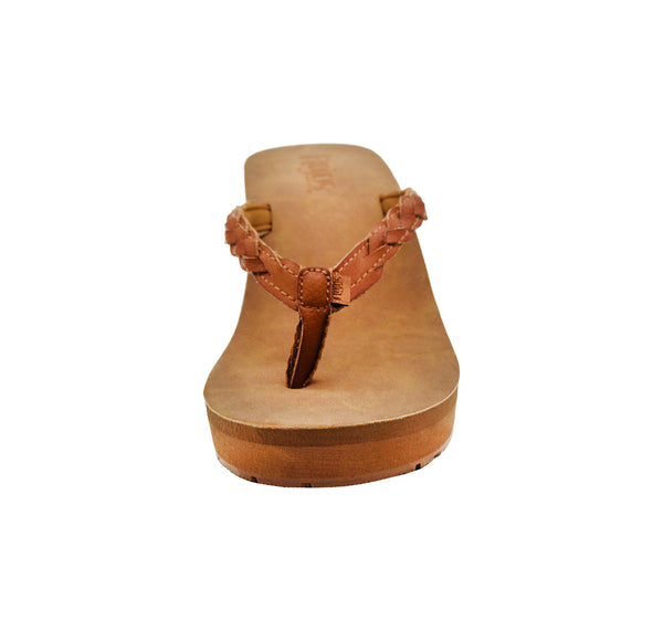 Flojos Nella - Women's Wedge Sandal Tan