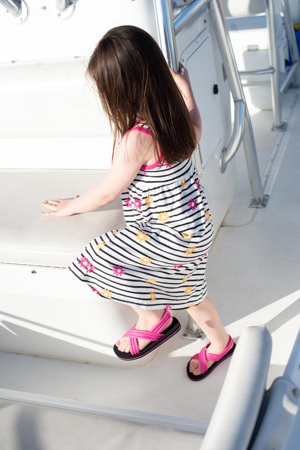Flojos Original - Unisex Kid's Sandal Pink/Black