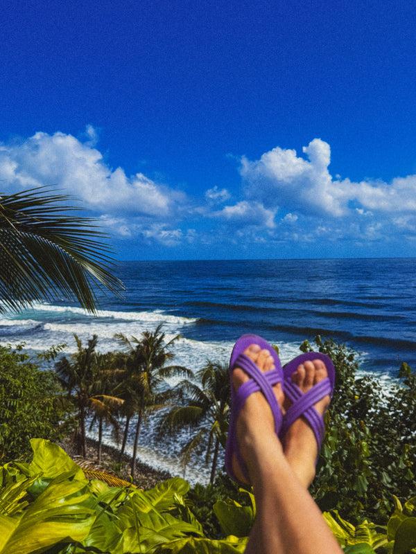 Flojos Original - Women's Sandal Lavender Glitter