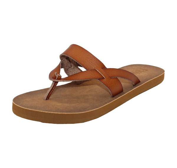 flojos Priya - Women's Hooded Sandal Tan