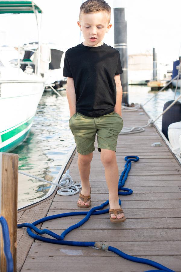 Flojos Ryan - Boy's Sandal Tan
