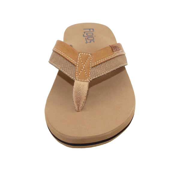 Flojos Ryan - Men's Sandal Gray/Black