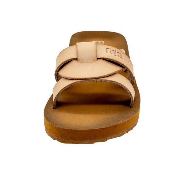 Flojos Salud - Women's Sandal Ivory/Tan