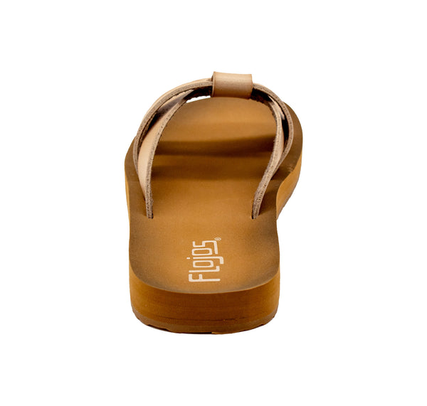 Flojos Salud - Women's Sandal Ivory/Tan