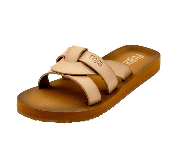 flojos Salud - Women's Sandal Ivory/Tan