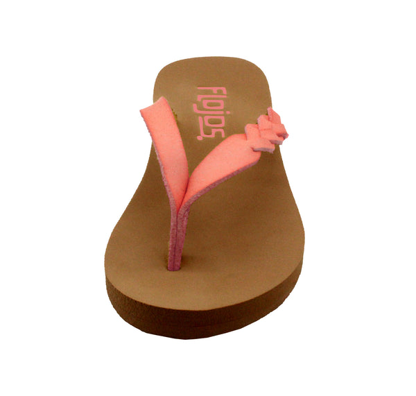 Flojos Serenity - Girl's Sandal Aqua/Tan