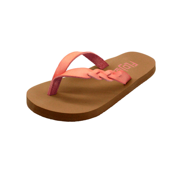 flojos Serenity - Girl's Sandal Aqua/Tan