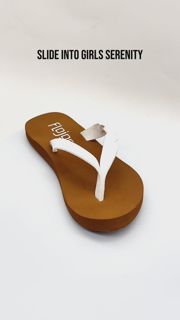 flojos Serenity - Girl's Sandal Natural/Tan