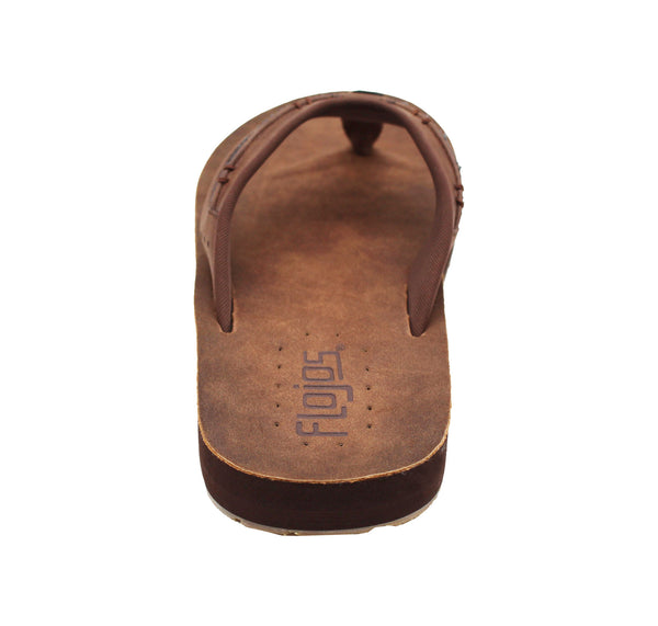 Flojos Trio - Men's Sandal Dark Brown