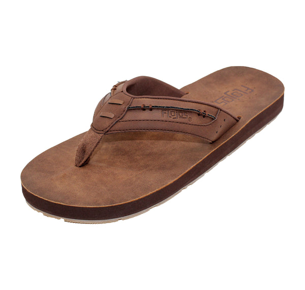 flojos Trio - Men's Sandal Dark Brown