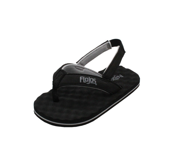 flojos Tyke - Infant Boy's Sandal Black/Blue Multi