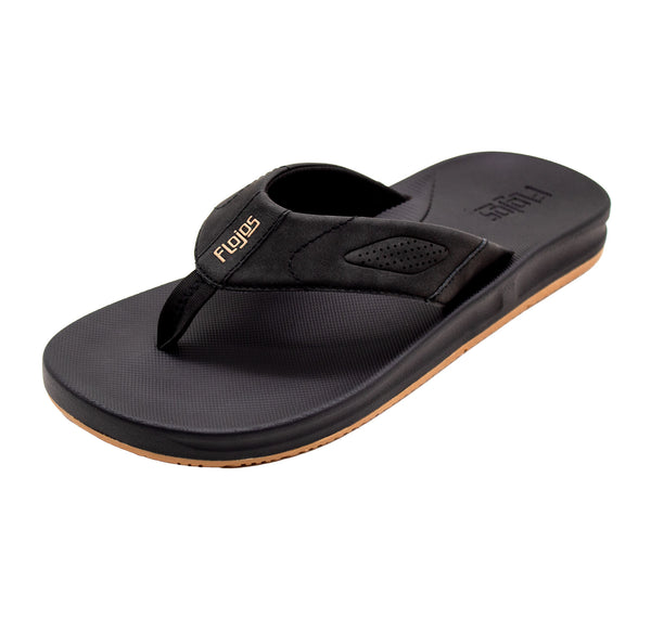 flojos Vincente - Men's Sandal Gray/Black