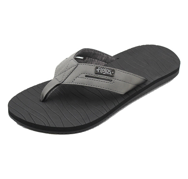 Flojos Waverunner - Men's Sandal Black/Gum